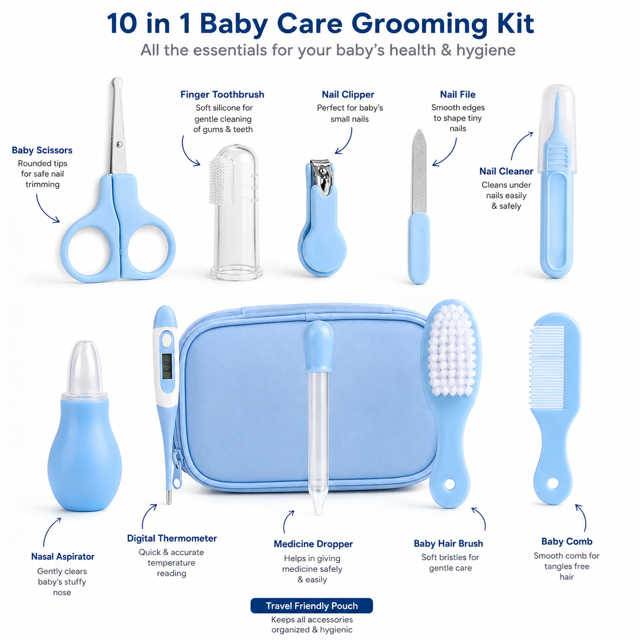 10-Piece Baby Nail Care Set