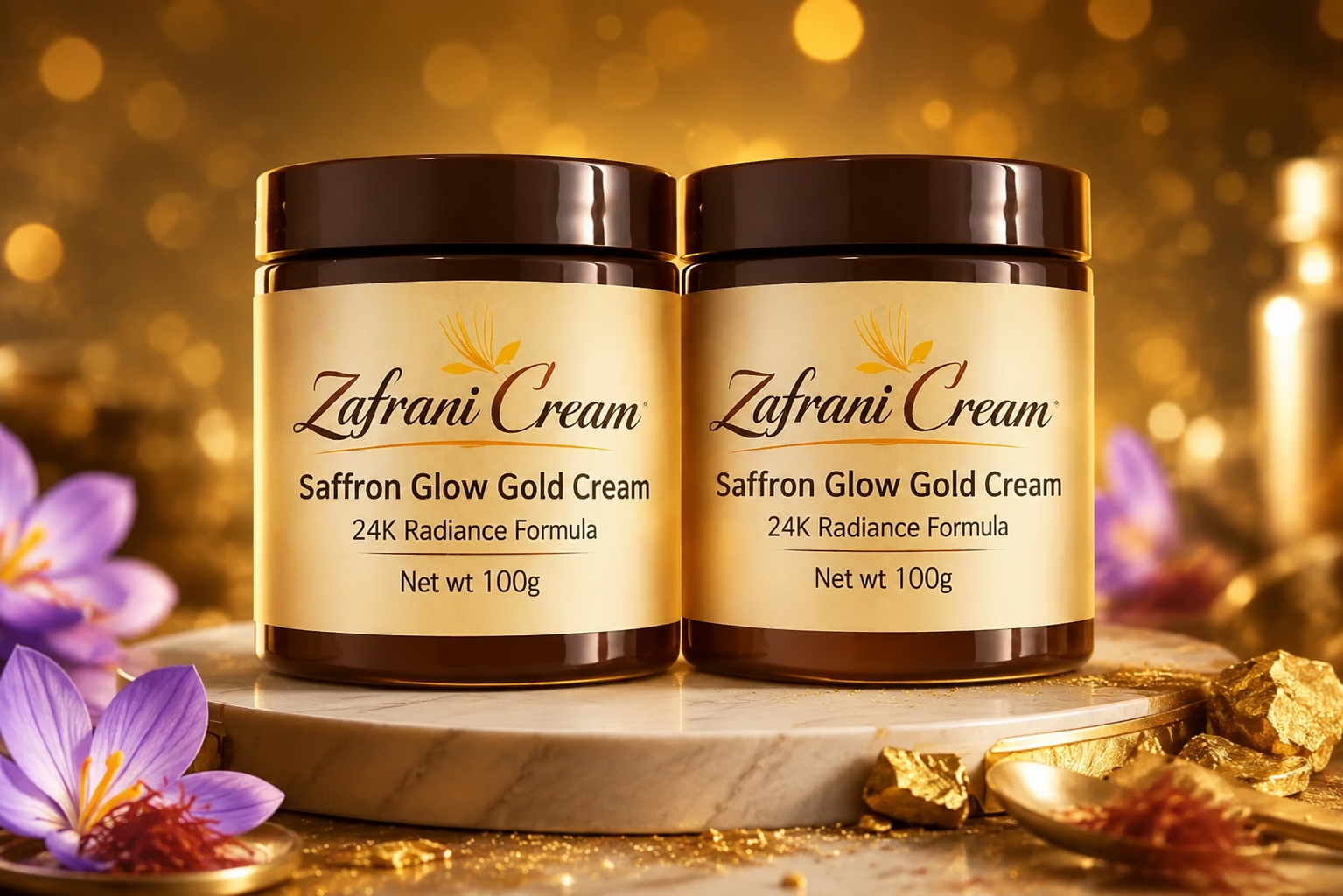 Magic Glow Gold & White Body cream (Pack of 2)