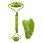 Face Jade Roller With Gua Sha